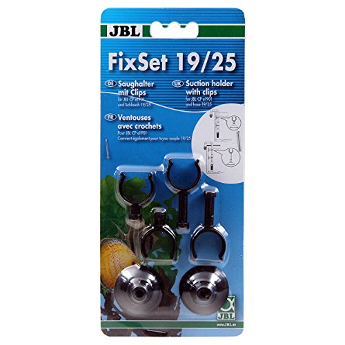 JBL Set con Soporte de Ventosa Universal con Clips para Exterior Filtro CristalProfi e 1901, Fixset, 60236
