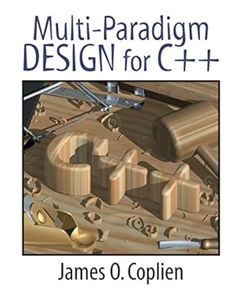 Amazon.com: Multi-Paradigm Design for C++: 9780201824674: Coplien ...