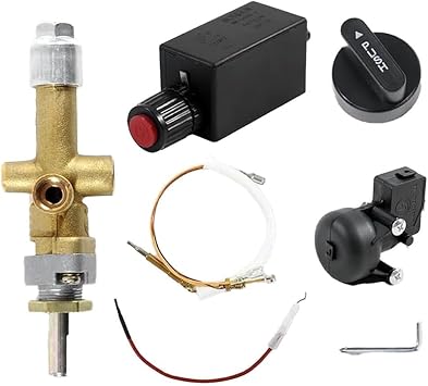 Patio Gas Heater Replacements Parts Safety Kits 7 Pieces simply Installation Brass Construction