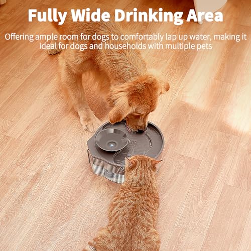 Vekonn VP0301B-PL01 Dog Water Fountain, 5L/169Oz Pet Water Fountain thumb #1