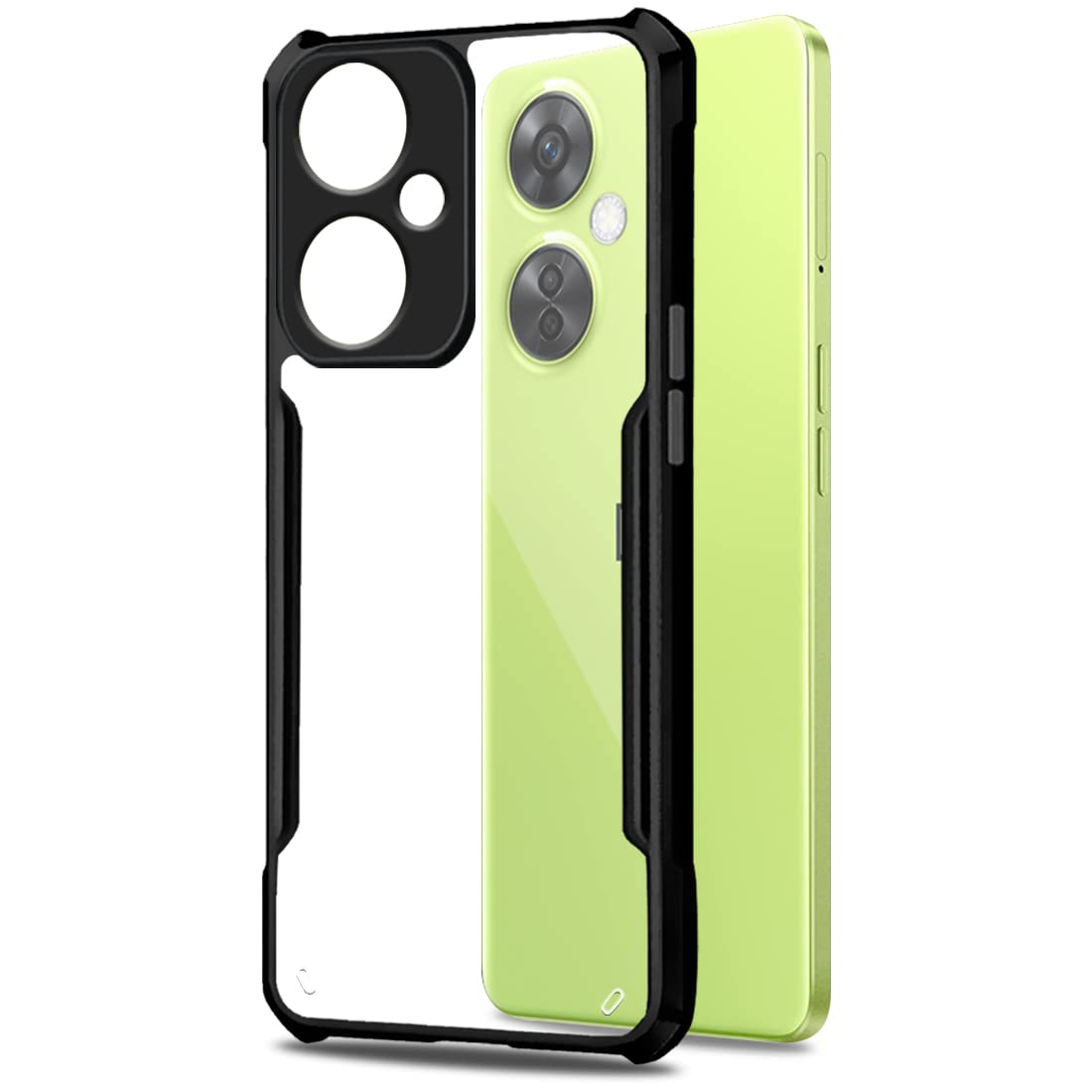 Fashionury TPU+Plastic Shockproof Crystal Clear Back Cover Case for Oneplus Nord Ce 3 Lite 5G|360 Degree Protection|Protective Design|Transparent Back Cover Case (Black Bumper) (B0C3LXZ5ZY) Amazon Price History, Amazon Price Tracker