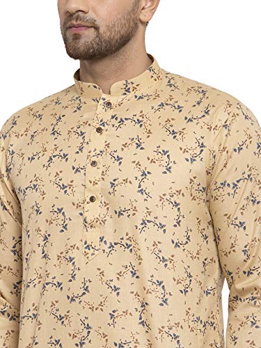Image of KRAFT INDIA Men's Cotton Rich Stylish Ethnic Wear Kurta Pyjama