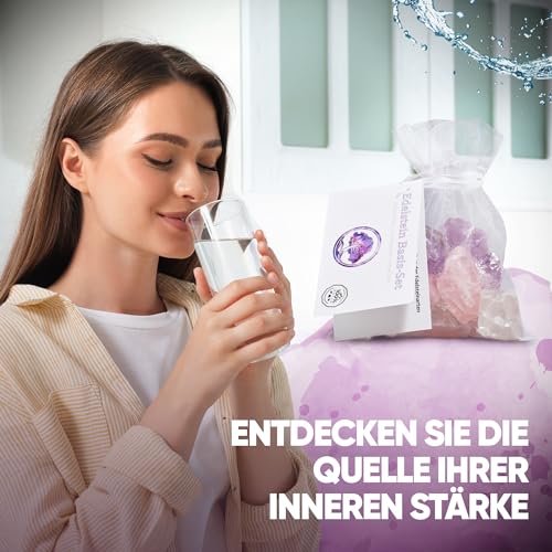 Puraja Edelsteinwasser Basis-Set für Wasserbelebung