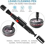 VSGO Kit de nettoyage d'objectifs de caméra professionnel pour Canon, Nikon, Sony, Pentax DSLR Lentilles, comprend le stylo de nettoyage d'objectifs, Air Fluides de soufflage et de nettoyage (DKL-15D)