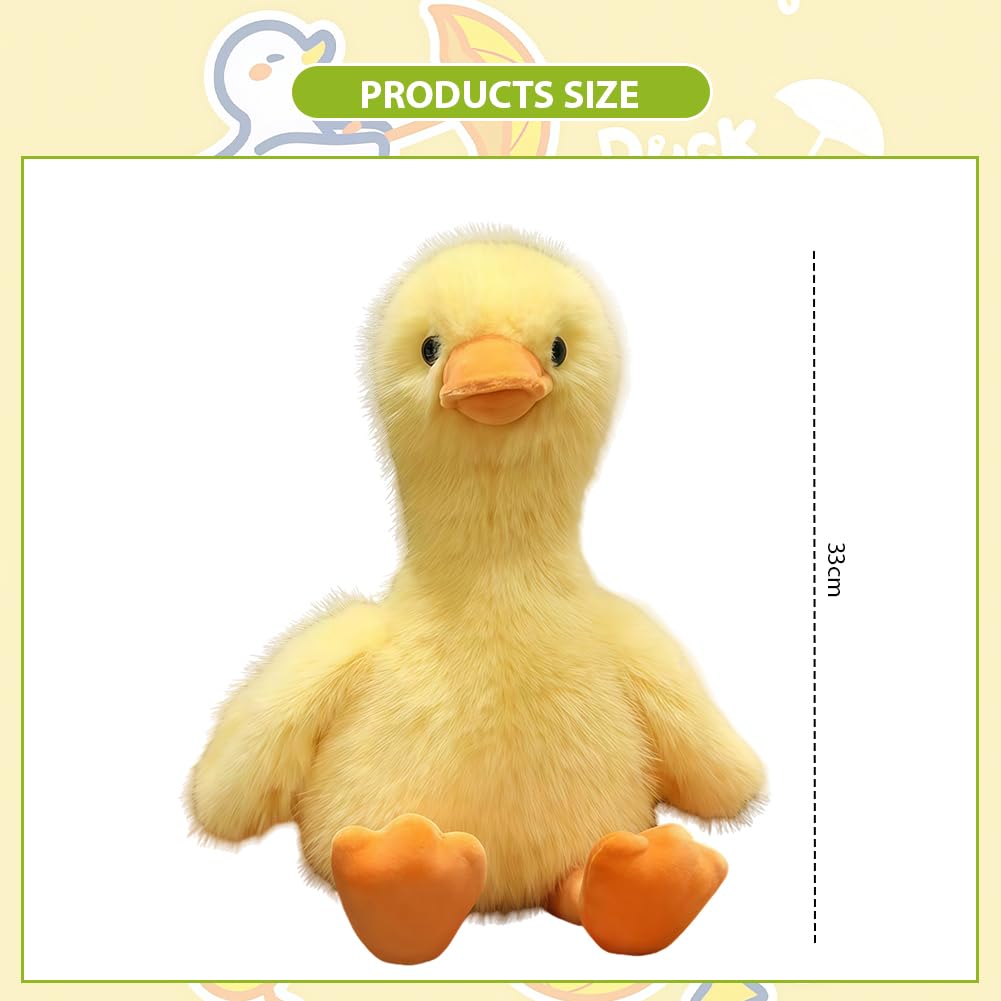 ZappelStift Yellow Plush, Duck Teddy, Duck Toy, Cute Plushies, Baby in Yellows, Small Soft Toys - Image 2