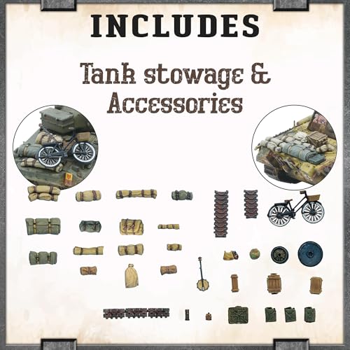 Set Figuras Miniaturas Tanques Soviéticos 1/56 miniatura 4
