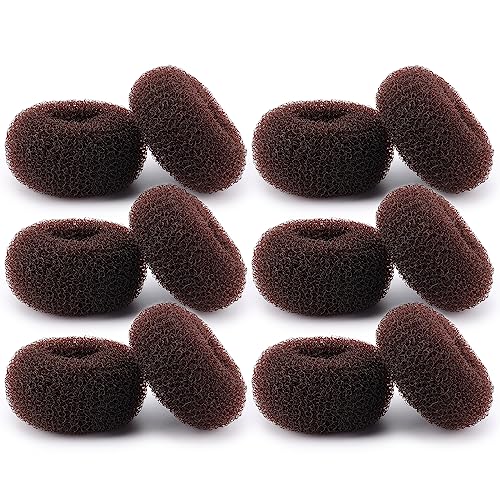 Hofason 12 Stück Haar Donut Dutt Maker