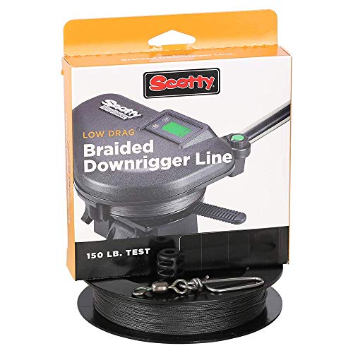 Scotty 2800K Low Drag Braid Downrigger Line, 150Lb Test,