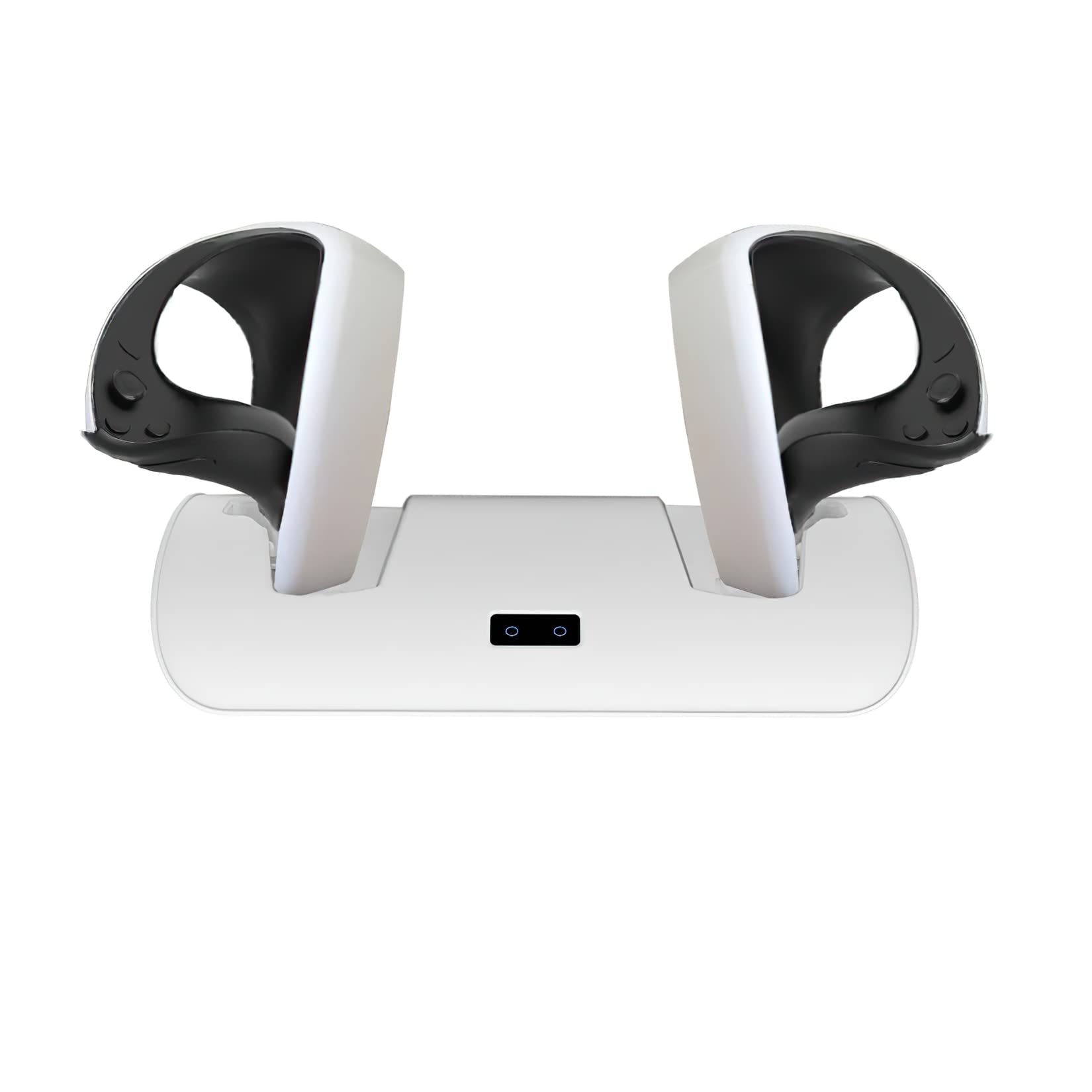 Controller Charging Station Stand for PSVR2 Accessories, Charger for PSVR 2 Handle, PS VR 2 Charging Dock, VR2 Stand (White)