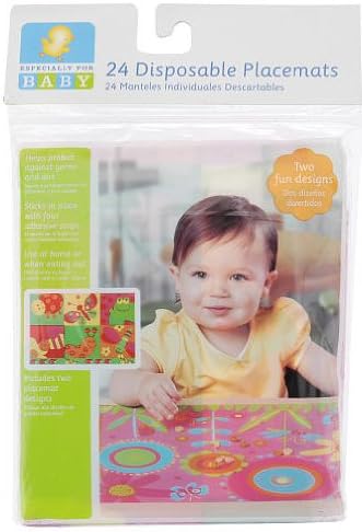 Especially for Baby 24 Disposable Place Mats Table Toppers - Girls