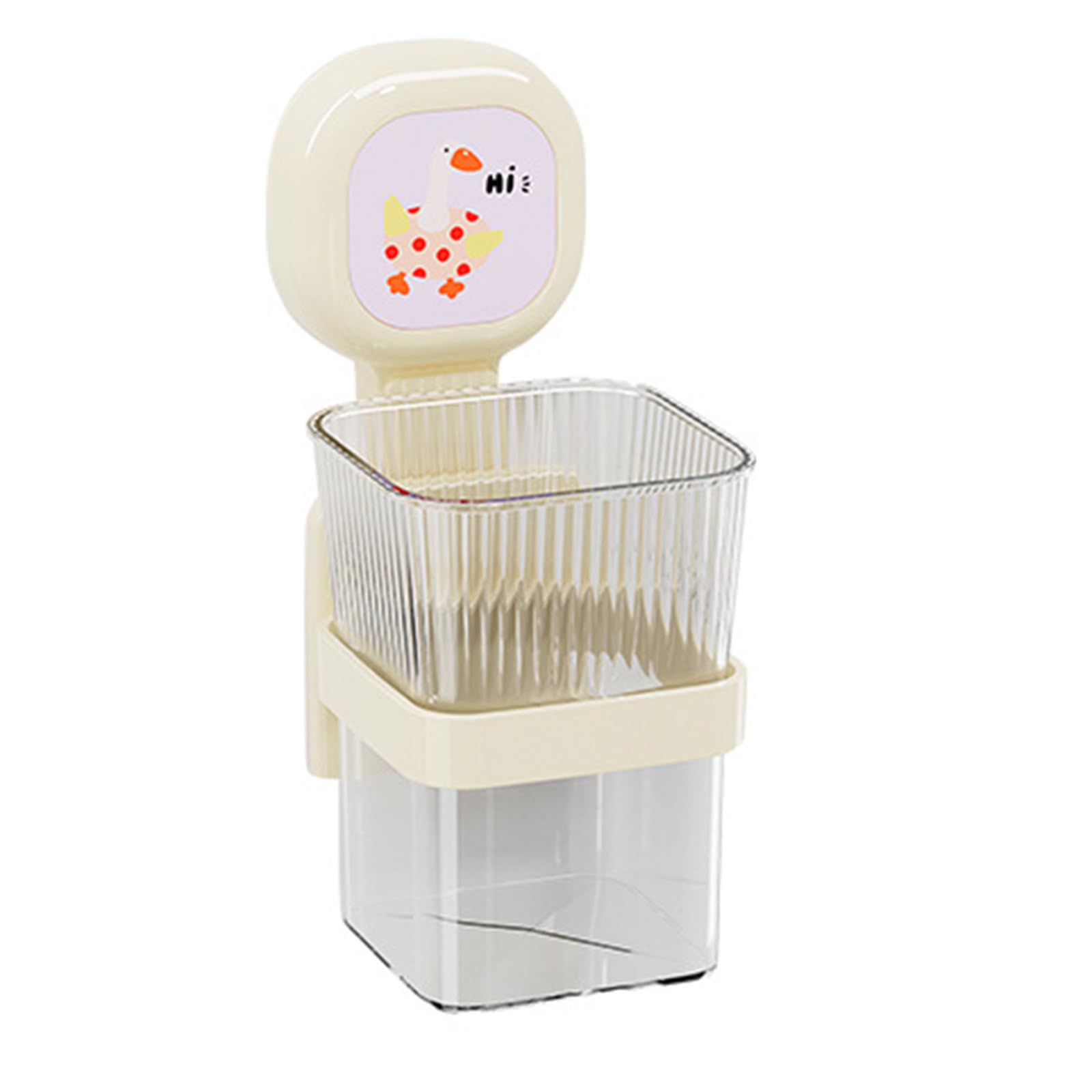 Kalttoy Yellow Multifunctional Bathroom Organizers High Grip Suction Base Pet Materials Wall Mount Rack Suitable For Wet Environment Shower Suction Shelf For Small Space