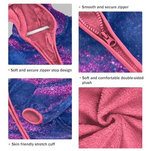 Galaxy Marble Toddler Fleece Jacket3