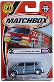 Fabricado en China Matchbox Volkswagen Microbus, 50 años [Azul] #72/75