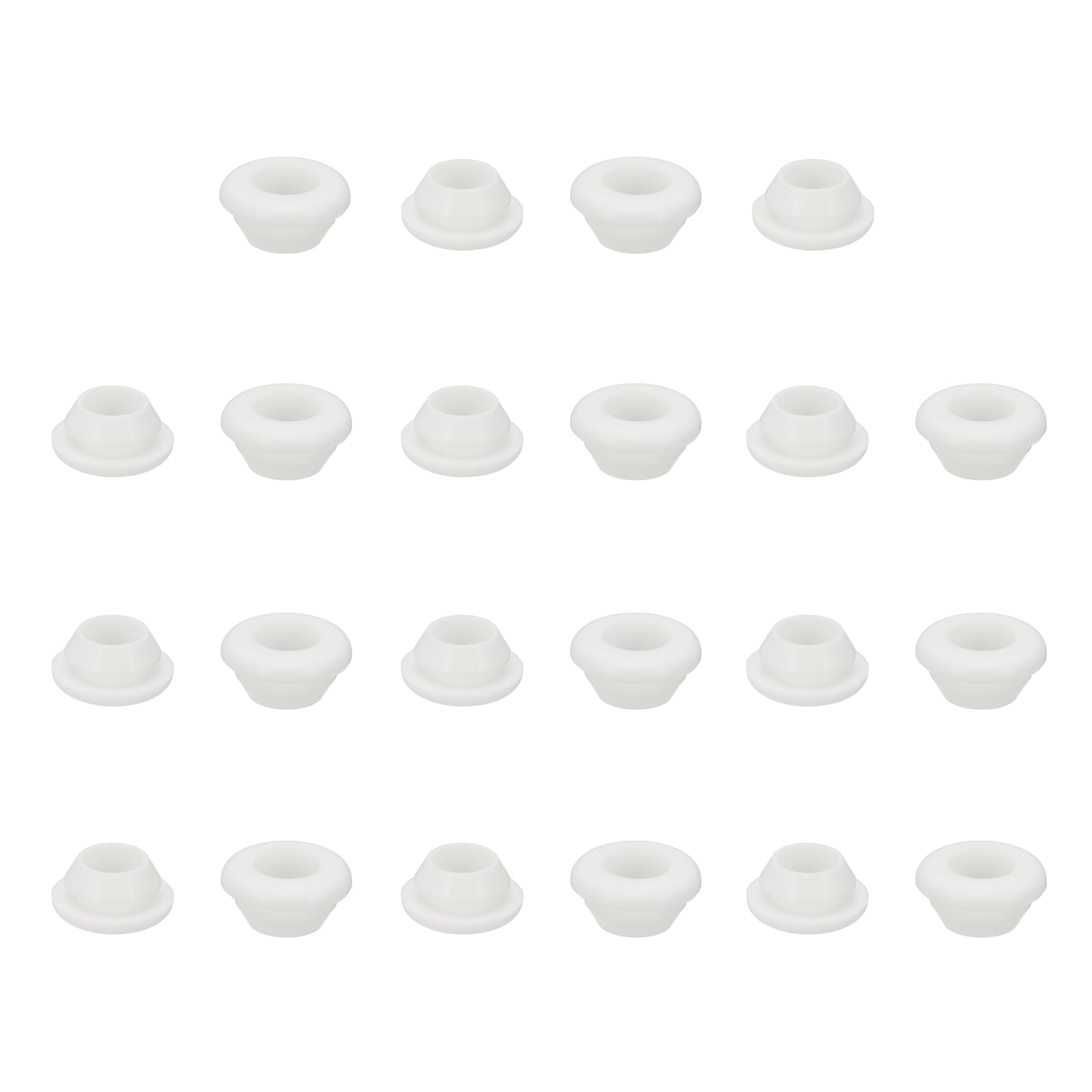 PATIKIL Silicone Rubber Grommets, 22 Pcs 3/8"(10mm) Drill Hole