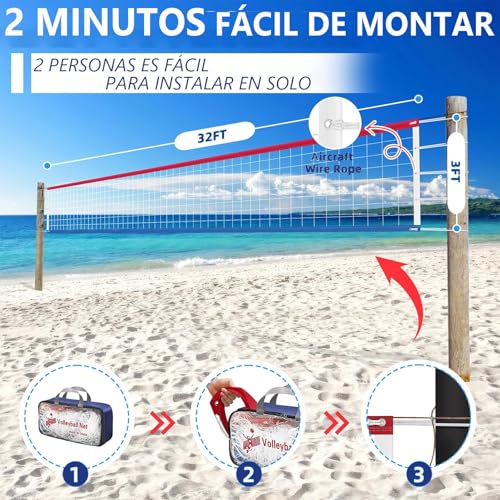 Consejos y comparativas para Comprar Red voleibol para piscina favoritos de las personas. 48 Imagen adicional