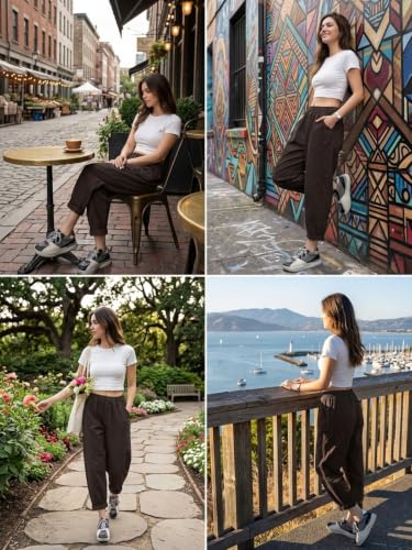 Image of Leriya Fashion Trouser for Women High Waist Wide Leg | Grey Trousers Office Wear Pleated Korean Pants for Womens | Loose Fit Korean Baggy Trouser Pant