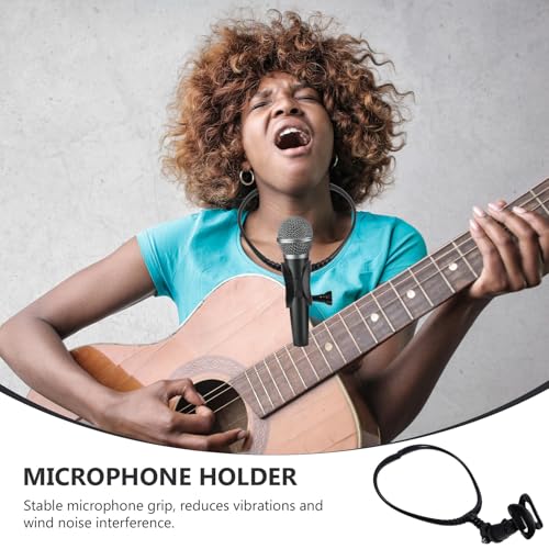 Support de cou réglable pour microphone pour chanter sans tenir le micro