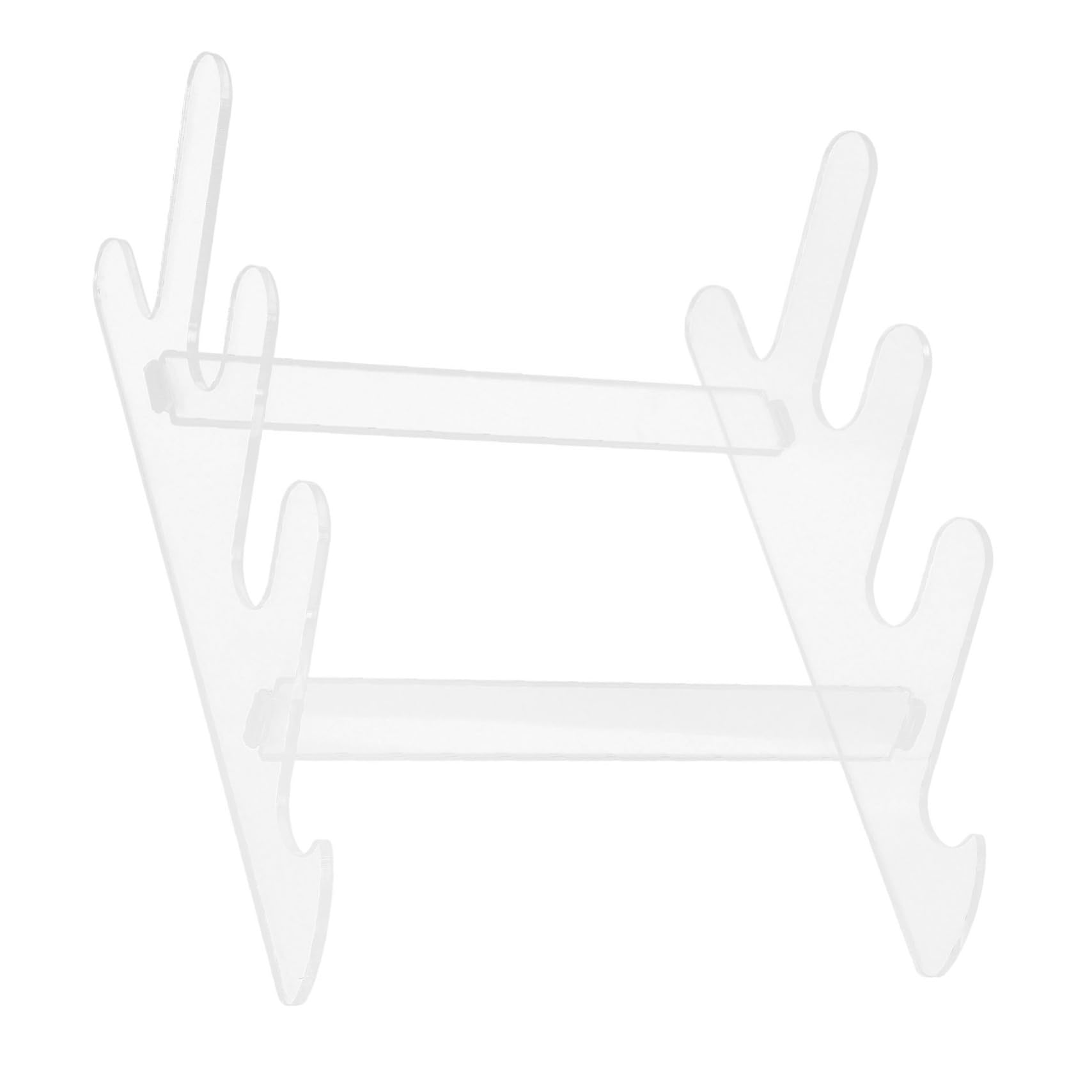 SEWACC Keyboard Organizer White Tilted Stand Compatible Keyboard Desk Accessory