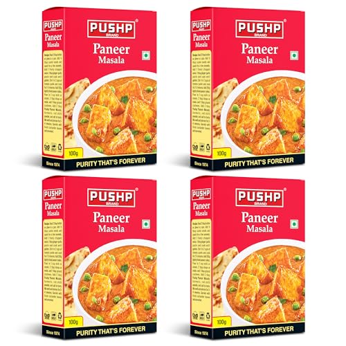Image of Pushp Brand Paneer Masala Box (Pack of 4, 100g in each pack)