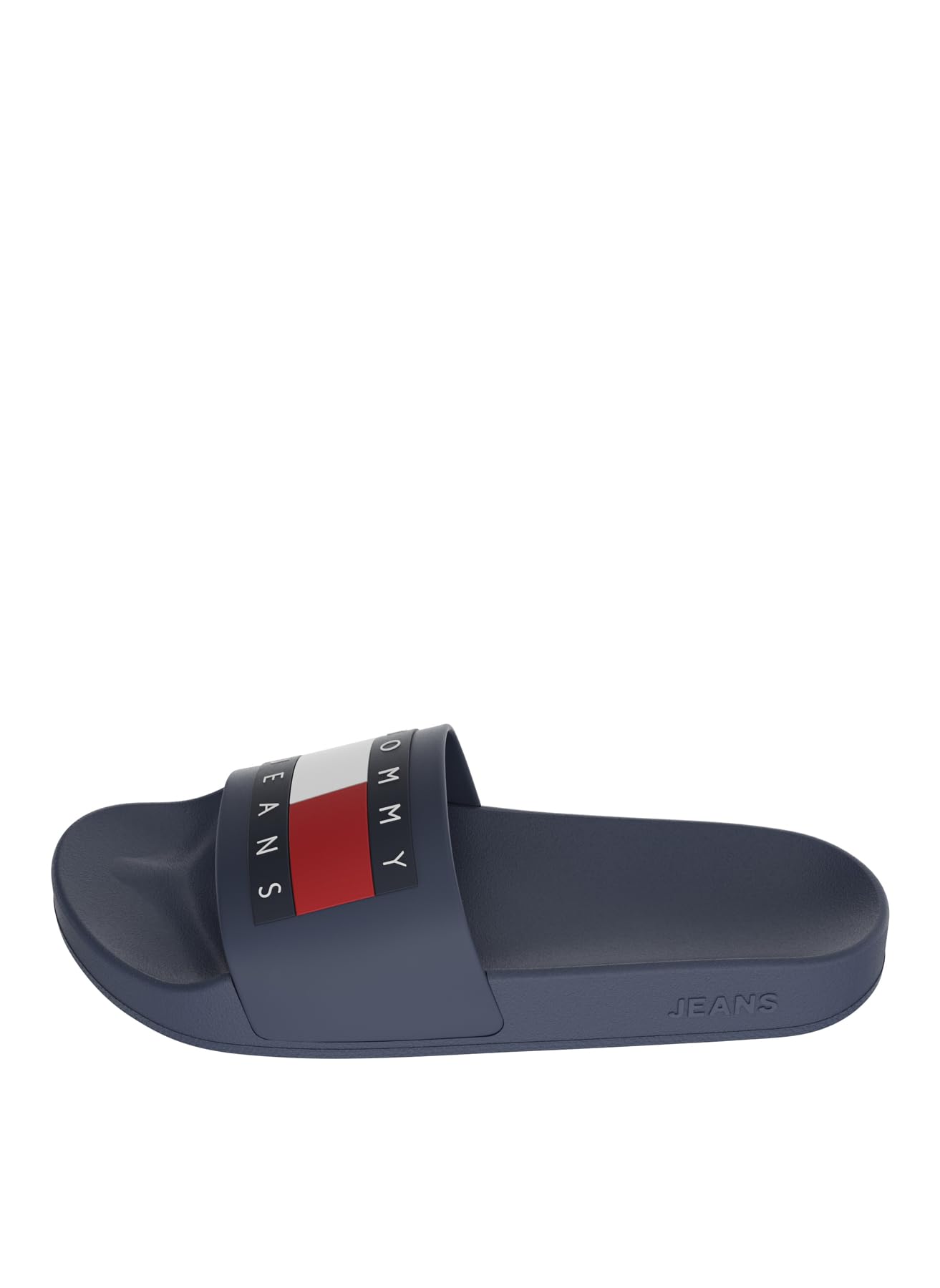 Tommy Jeans Herren Badeschuhe Pool Slide Essential Badelatschen, Blau (Dark Night Navy), 42
