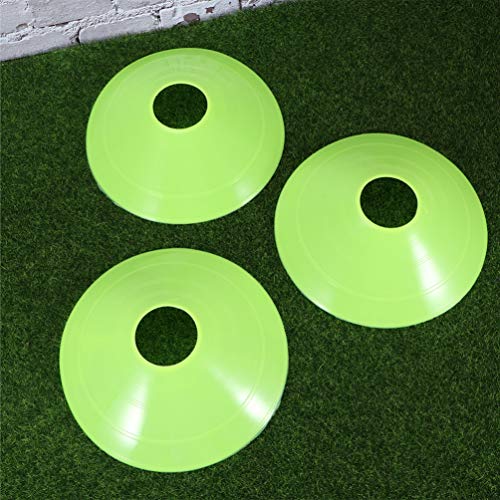 Conjunto de 51 peças de cones de disco BesPORTBLE, cones de futebol com suporte de cones de estrada,