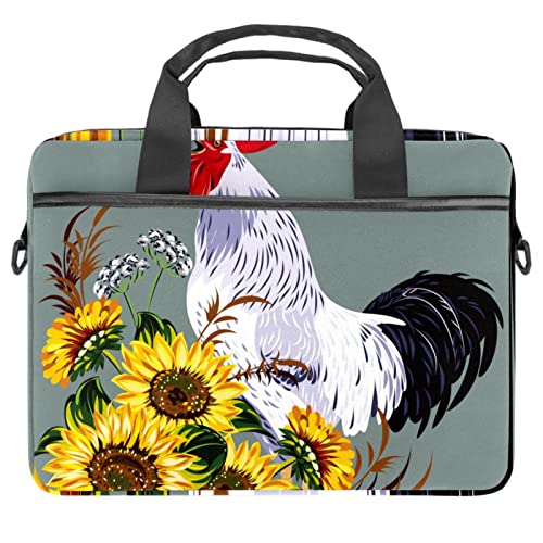 Housse sacoche ordinateur portable 13 13.3 14.5 pouces motif coq multicolore