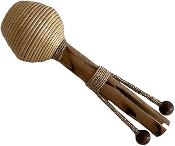 Jive Maracas Large Wooden Maraca Clacker Shaker Rattle Percussion Instrument For Adults Hand Crafted Nice Sound