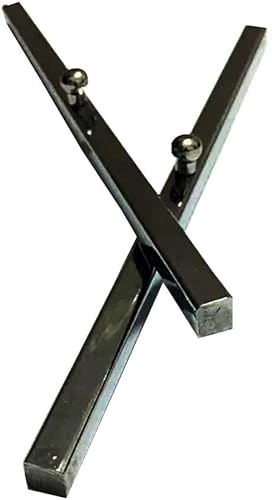 Miniatura 4 de Pisapapeles de caligrafía china - Herramienta de pintura para presionar sobre el pisapapeles de papel, hierro, paquete de 2