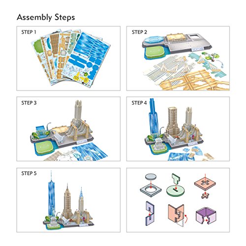 Cubicfun MC255H-NEW 3D Puzzles For Kids Ages 8-10 Arts Crafts thumb #7