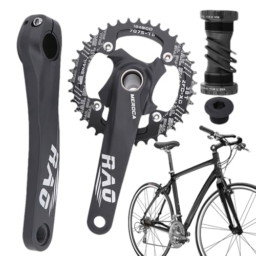 Manivelle de vélo en alliage d'aluminium avec pédalier creux intégré pour cyclisme sur route