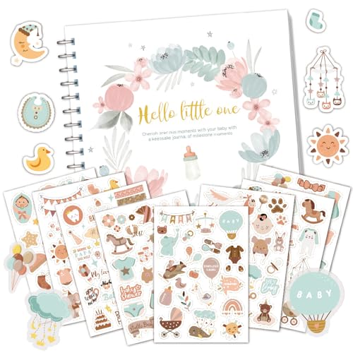 Biglietti miliari per bambini, libro di crescita, regalo personale per nascita, scatola dei ricordi per bambini, diario del bambino, complementare per neonati e genitori, carte a contrasto bambino