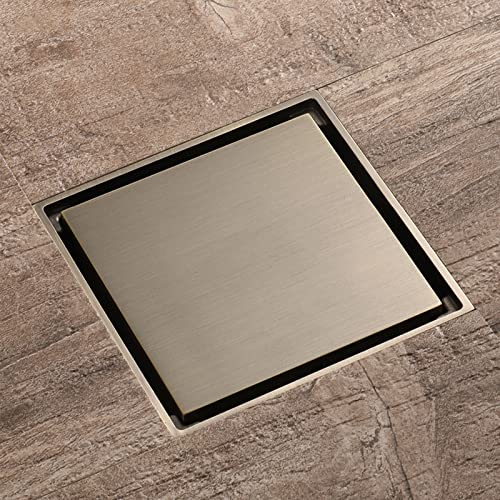 Drain de douche en laiton brossé de qualité supérieure durable