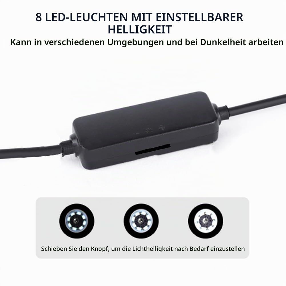 USB-Digitalmikroskop,Elektronisches Mikroskop mit 8 LED-Leuchten,Handmikroskop mit 2 Megapixeln,Kamera mit 200-facher Vergrößerung mit Metallständer,zur Erkundung der mikroskopischen Welt