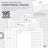 G4GADGET 2025 Diary A4 Day A Page - Blue | Hardback Cover | Daily Planner with Hourly Slots | Comprehensive Information and Note Sections - Image 6