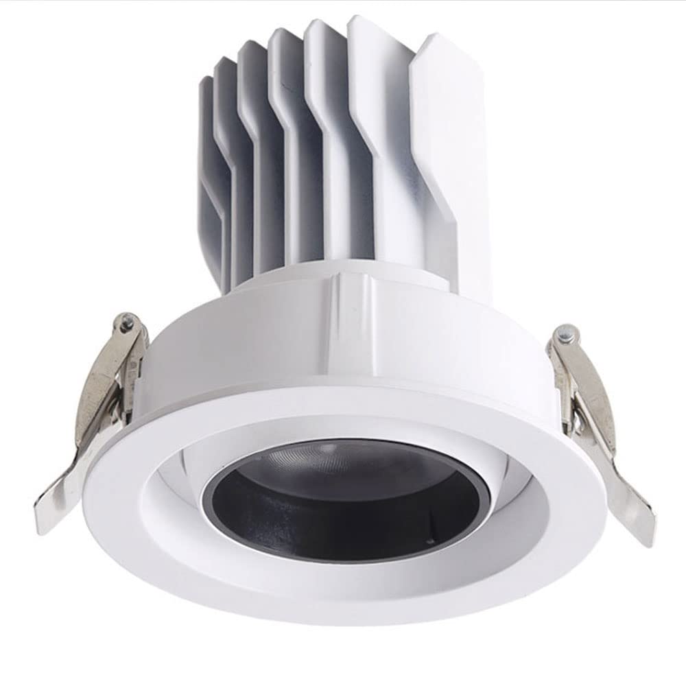 TCHAUSGZUS High Color Rendering LED Downlight - 7W/12W/20W/25W/30W/35W Recessed Ceiling Spotlight for Home and Commercial Use(30W,White Light)