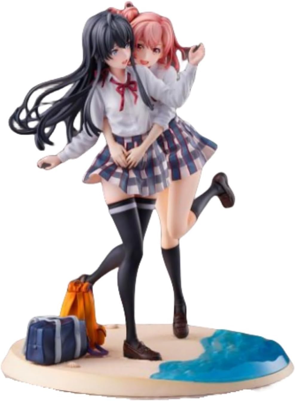 Yuigahama Yui & Yukinoshita Yukino Figura Anime Girl Figura de acción Statua de PVC Personaje del Juego Decoración Coleccionable