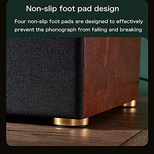 Turntable Music Center avec Haut-parleurs stéréo, Nostalgique Classique en Bois Enregistrement Bluetooth Lecteur avec Play USB et encodage Support 33/45/78 Speed - Les Beatles, Paul McCartney, John Lennon, RIngo Starr, George Harrison Turntable Music Center avec Haut-parleurs stéréo, Nostalgique Classique en Bois Enregistrement Bluetooth Lecteur avec Play USB et encodage Support 33/45/78 Speed – Image 7