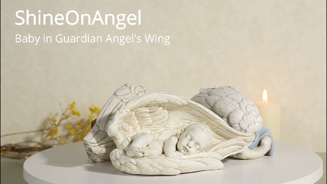 Blessing Babies Japan 【Balloon Angel】 Blessed Baby Baby in Angels Wings Covered by Flowers