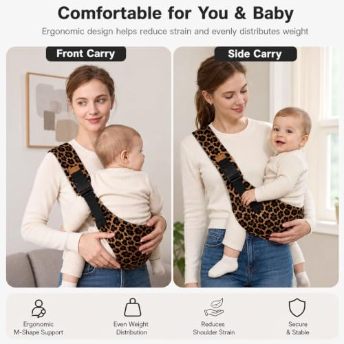 Image of Baby Carrier for 6 Months to 36 Months Baby, Dark Brown