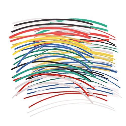 Homyl 70pcs 200mm Tubo Termo-retrátil 2: 1 Tubulação Retrátil Sleeving De Cabo De Envoltório