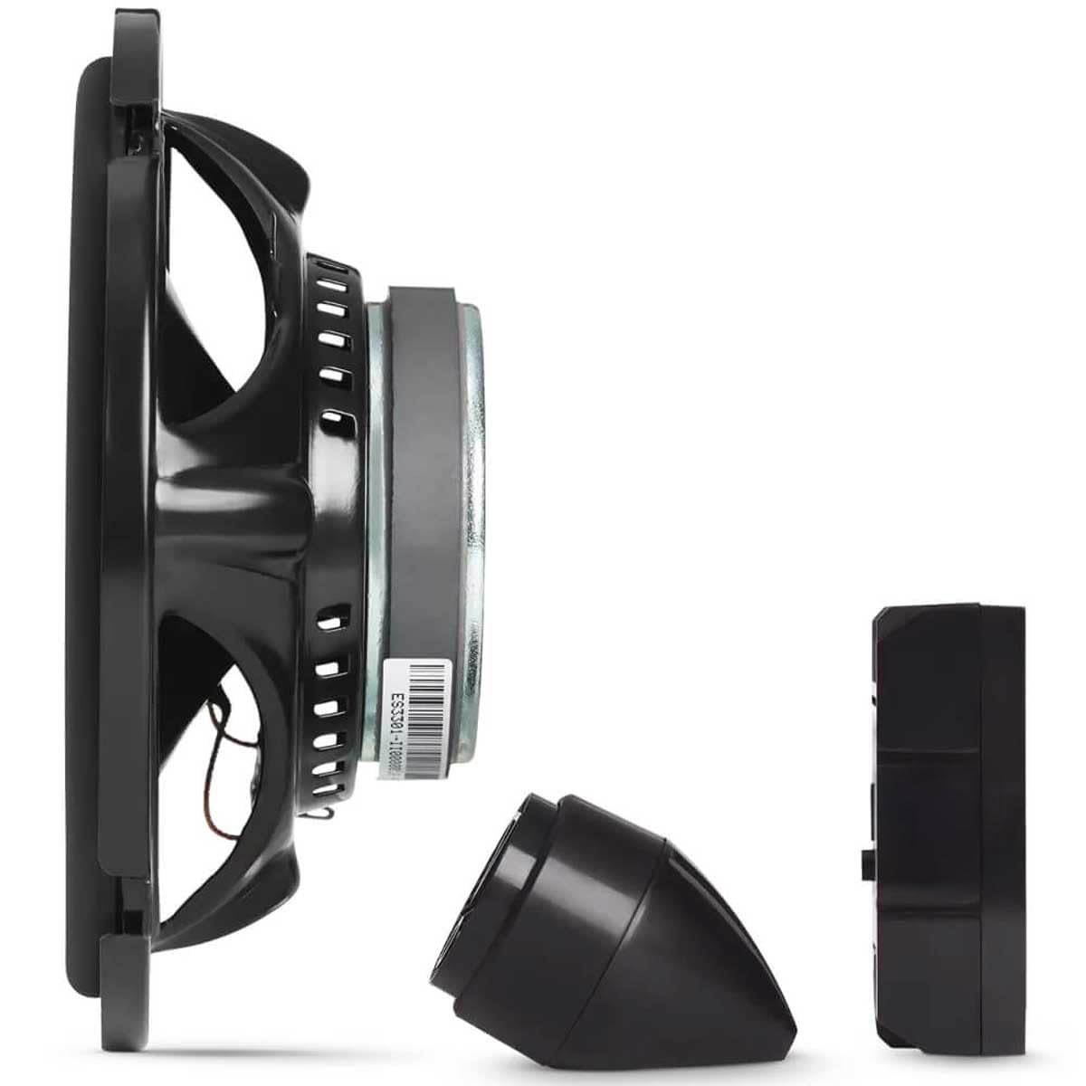 Lautsprecher Boxen Einbaupaket für JBL Stage3 607CF kompatibel mit Audi TT 8N vorne | 2X Tief-Mitteltöner 2X Hochtöner
