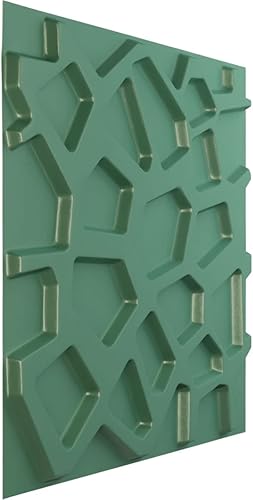 Miniatura 2 de Ekena Millwork 19 58 pulgadas de ancho x 19 58 pulgadas de alto Dublin EnduraWall Panel decorativo de pared 3D, niebla marina (cubre 2.67 pies