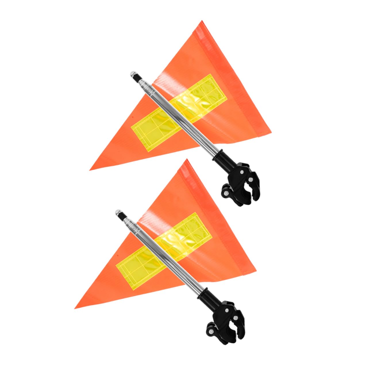 BESPORTBLE 2piezas Bandera De Seguridad Reflectante para Carritos De Golf Bandera Telescópica para Actividades y Sillas De Ruedas