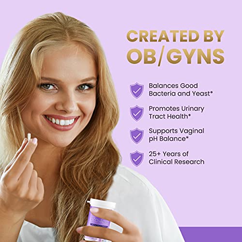 Hpd Rx Pro-Fem #1 Vaginal Health Probiotic | Vaginal Probiotics | Clinically Proven To Promote Yeast & Ph Balance, Urinary Tract Health | Feminine Probiotics | Works In 7 Days | 30 Capsules | 1 Pack #TOP2