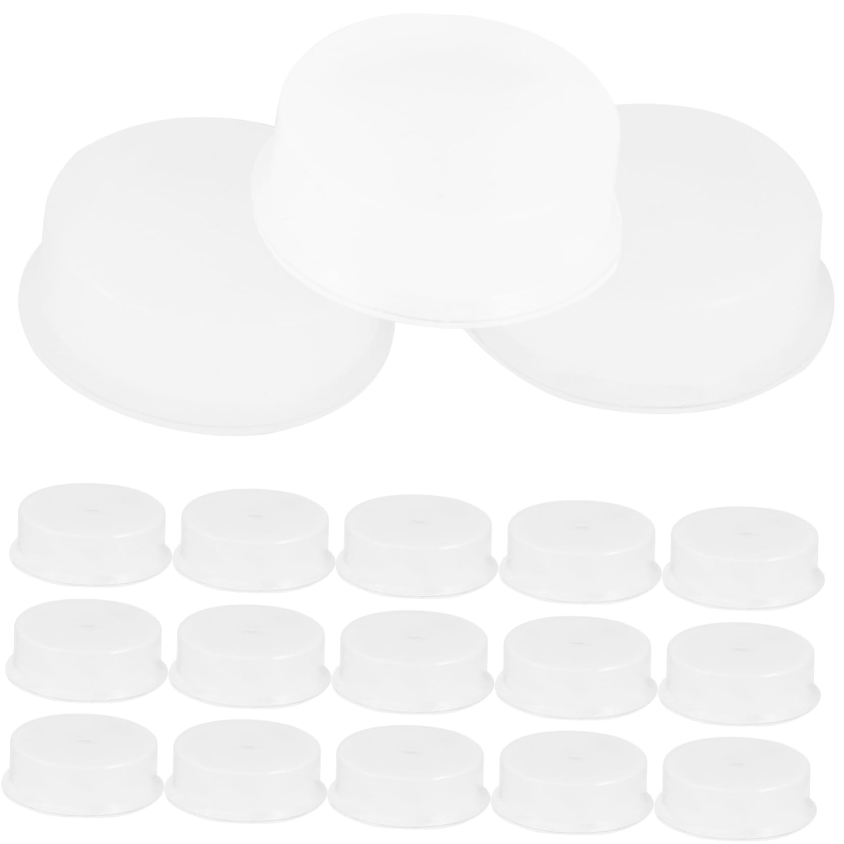 GLSTOY 20pcs Flute Key Cover Flute Key Plugs Flutes Repair Plugs Flute Part Flutes Repair Supplies Flute Plugs Rubber Plugs Key Caps for Flute Plugs for Flute Flutes Repair Parts