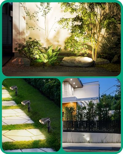 EDISHINE Low Voltage Spotlight,Aluminum Housing Outdoor Lighting ACDC 240LM - image 6
