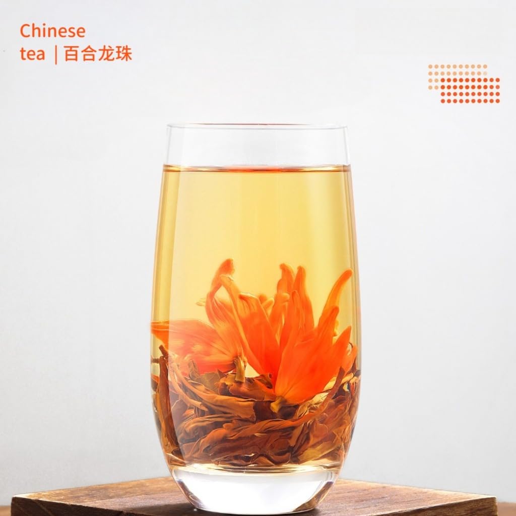 Lily Tee | Yunnan Safflower Schwarztee | Starkes Aroma | Premium Chinesischer aromatisierter Schwarztee als Geschenk