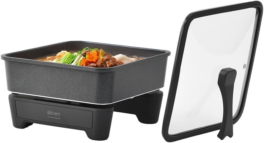 Amazon | アビエン マジックグリルM 電気鍋 グリル鍋 グリルプレート 2