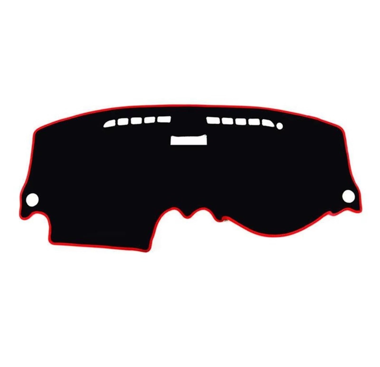 Center Konsole Für Chevy Für Aveo Kalos Für Lova 2003-2011 Anti-Glare Dashboard Abdeckung Matte Pad Innen Dashmat Sonnenschirm Teppich Armaturenbrett Matte Interior | Black(Red Edge)RHD