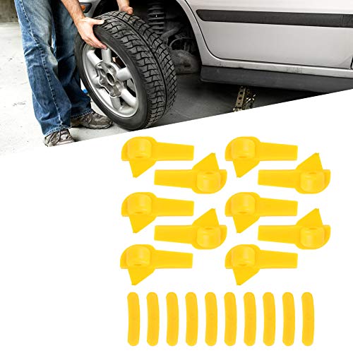Image of Pissente ABS Plastic Tire Changer Mount Protector, 20 Pieces Rim Demount Head Duck Insert for Tyre Changing Equipment